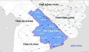 Bản đồ TP Cần Thơ sau sáp nhập Bản đồ TP Cần Thơ sau sáp nhập